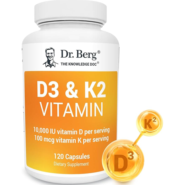 This Vitamin D3 K2 supplement is loaded with 10,000 IUs of Vitamin D3 (that's 2x more than most brands with only 5,000 IUs) and 100 mcg of Vitamin K2. It also includes a unique blend of Vitamin B6, Zinc, Magnesium, MCT and OxBile certified under US laws and regulations (GMP Certified)