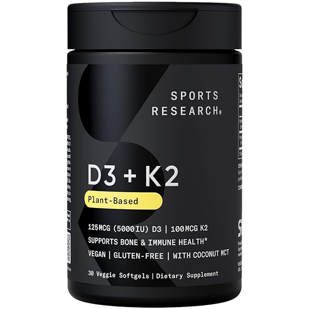 Vitamins D3 and K2 are essential micronutrients, but together, they're an essential team Vitamin D3 helps your body absorb calcium, while vitamin K2 directs calcium to your bones instead of joints and arteries Plant based Vegan Certified, Non-GMO Project Verified, and free of unwanted fillers,