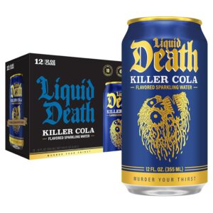 Liquid Death Soda-Flavored Sparkling Water - Killer Cola