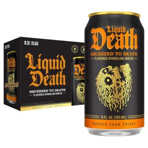 Liquid Death Soda-Flavored Sparkling Water - Squeezed To Death