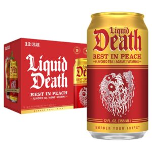 Liquid Death Iced Tea - Rest In Peach