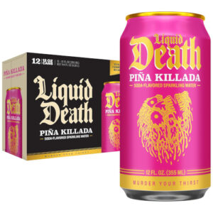 Liquid Death Soda-Flavored Sparkling Water - Piña Killada