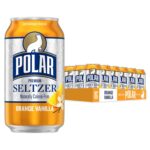 Polar Seltzer Water Orange Vanilla
