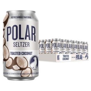 Polar Seltzer Water Toasted Coconut