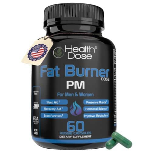 HealthDose Fat Burner – PM Nighttime. 60 Softgels