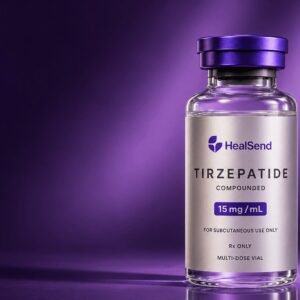 HealSend compounded tirzepatide vial