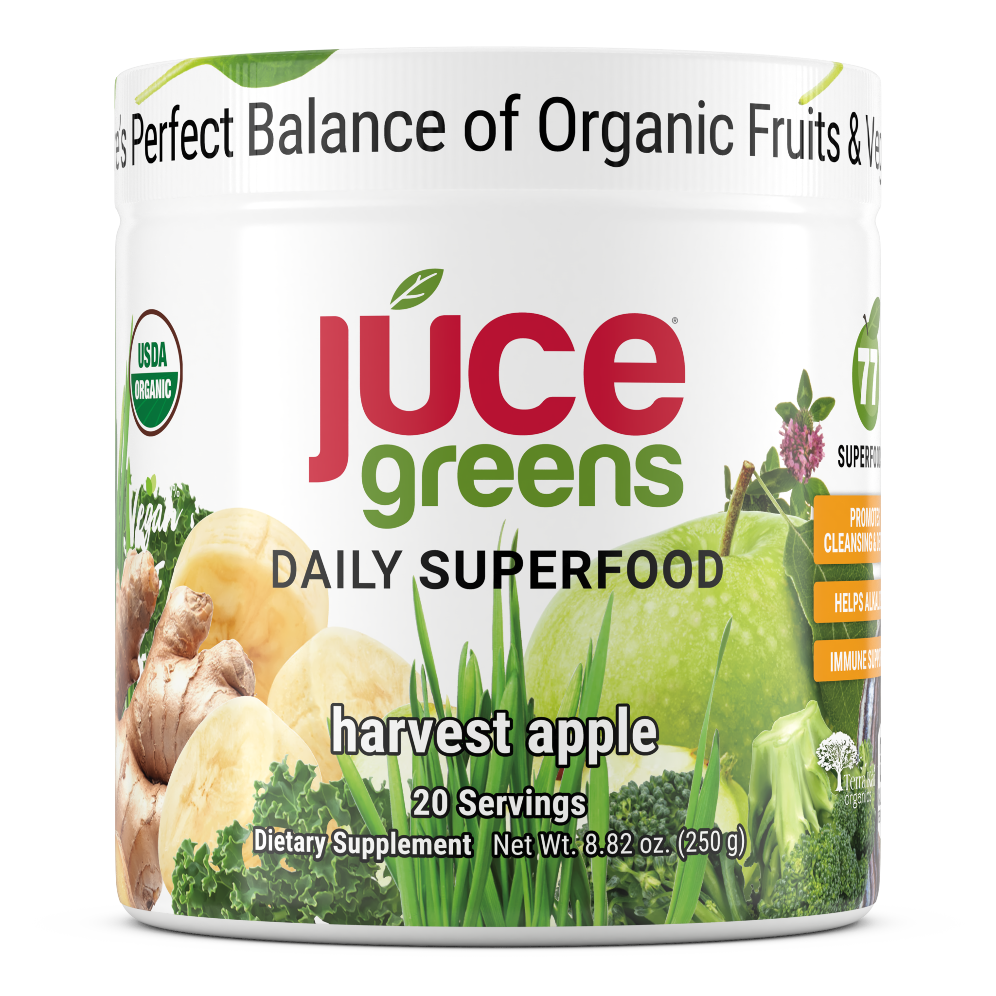 Terra Kai Organics Júce Greens superfood powder